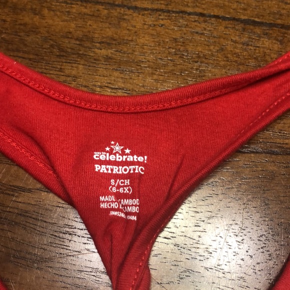 Girl’s Twist Back Tank Top Small 6-6X - Picture 2 of 7